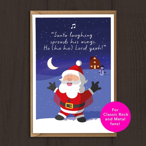 Funny christmas card for - funny,