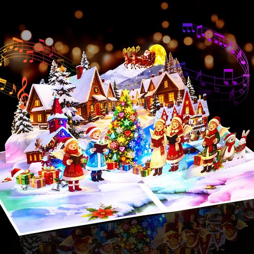 Pop christmas cards with - pop,