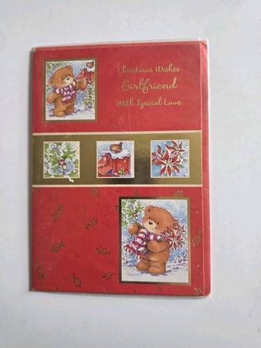 Girlfriend christmas card - girlfriend,