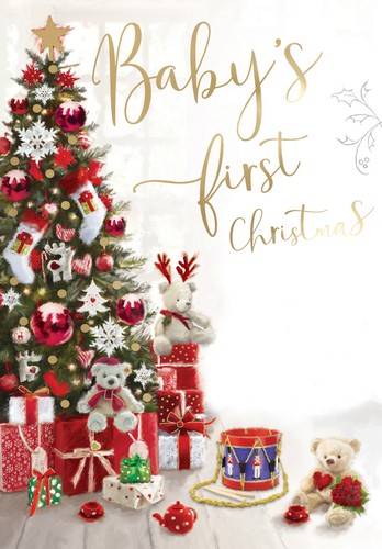 Babys 1st christmas singing - babys,