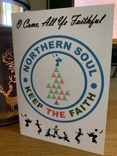 Northern soul christmas cards - soul,