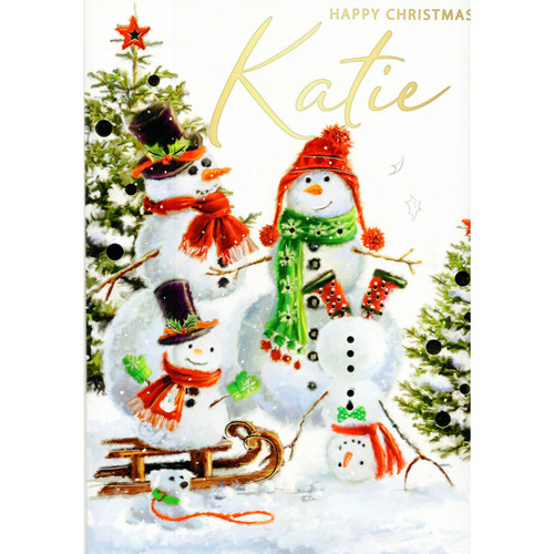 Personalised katie singing - katie,