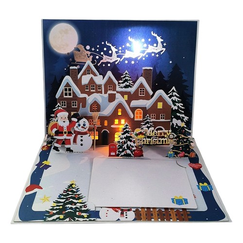 Christmas cards large size - size,, 3d