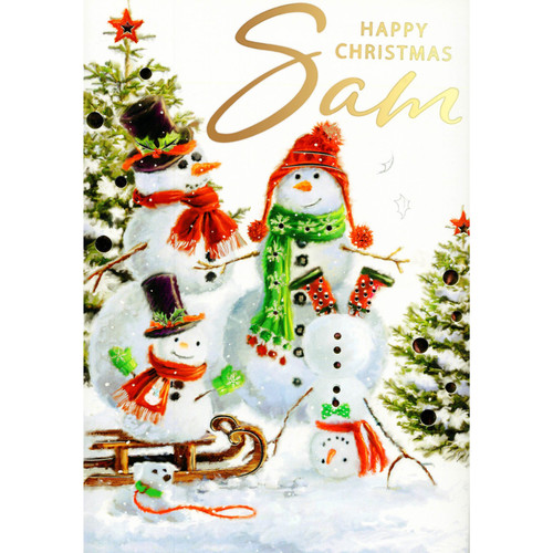Personalised sam singing - personalised,