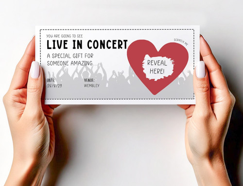 Christmas concert ticket - christmas,