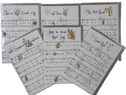 Set christmas cards - of,