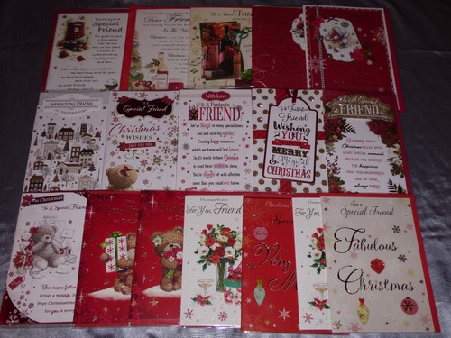 Friend christmas card - christmas,