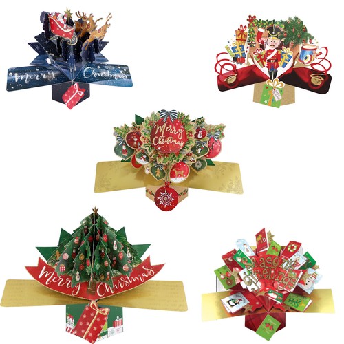 Christmas pop cards - christmas,