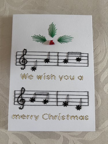 Card musical christmas wish - card,