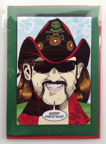 New lemmy christmas card - lemmy,