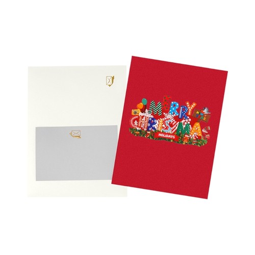 Musical light holiday card - musical,
