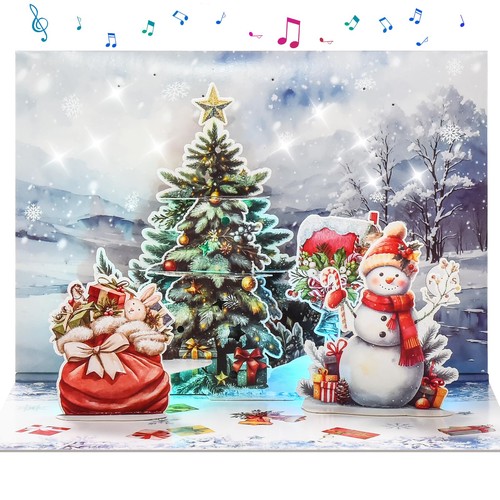Pop musical christmas - pop, up