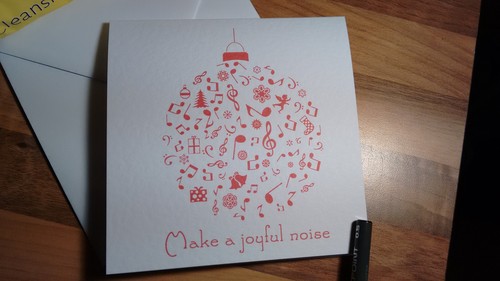 Handmade music note bauble - handmade,