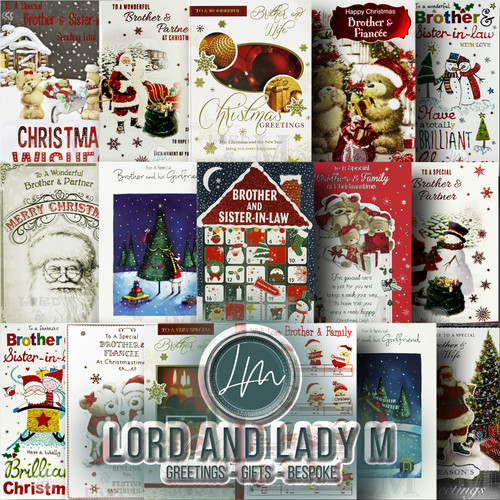 Brother christmas card - card, |