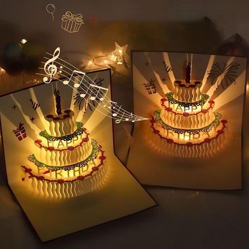 Elegant 15x15cm gold singing - 15x15cm,