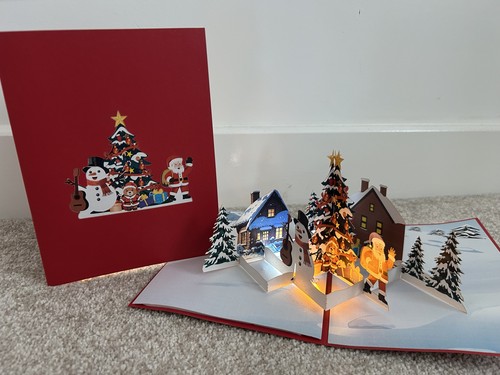 Christmas card popup - christmas,