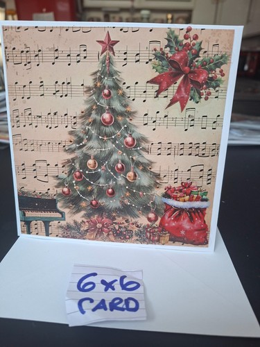 Christmas card tree - christmas, card,