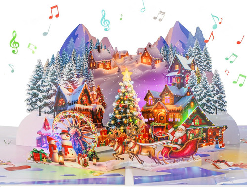 Pop christmas cards 3d - up, cards,