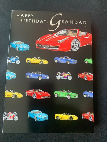 Grandad birthday card classic - grandad, card,