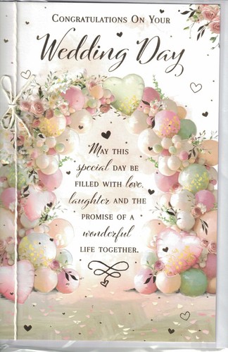 Wedding day card - card, special