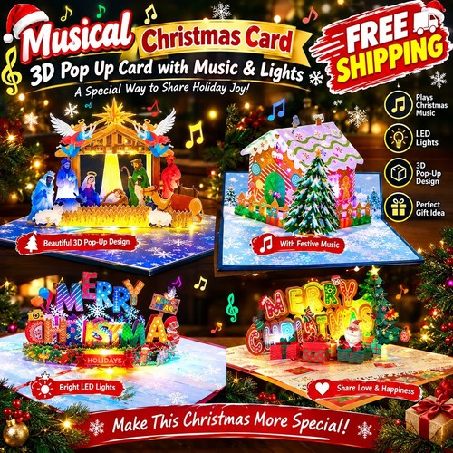 Musical christmas greeting - musical,
