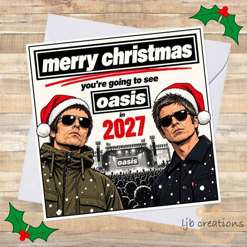 Oasis christmas card - oasis, you're