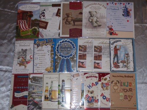 Husband birthday card cute - husband,