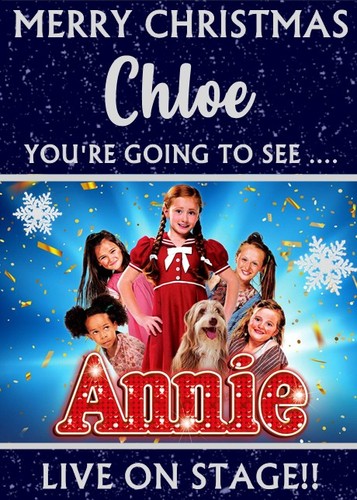 You going see annie the - you're,