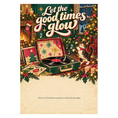 Christmas record personalised - christmas,