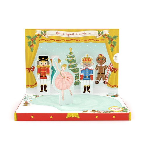 The nutcracker music box card - the,