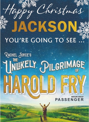 You going see harold fry - you're, to